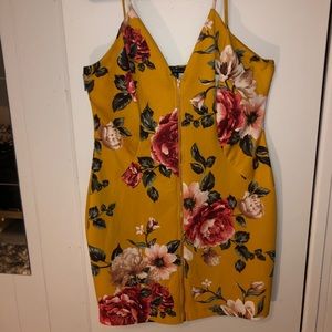 Yellow Floral dress